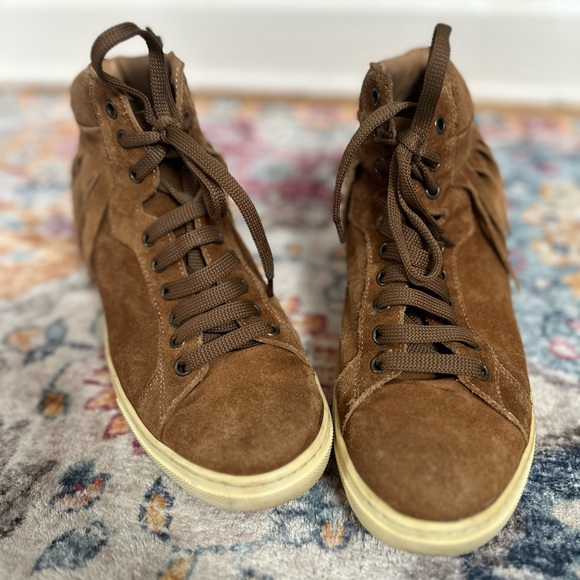 Suede Fringe High Top size 39 (8) Steve Madden - Picture 5 of 7